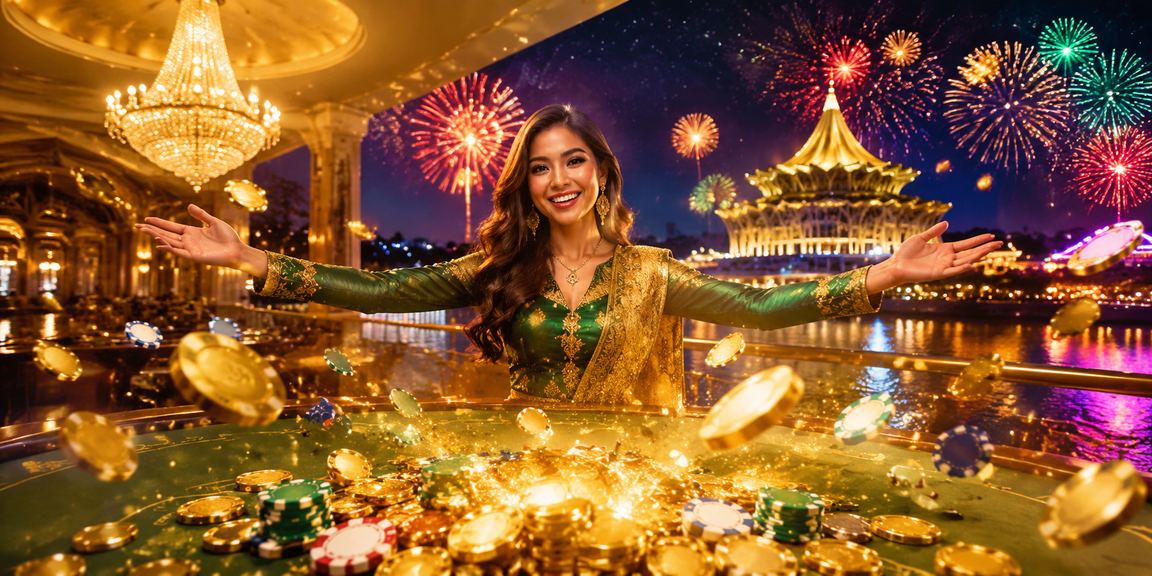 Pertaruhan sukan meriah sempena Hari Raya di Kuching bersama ss18