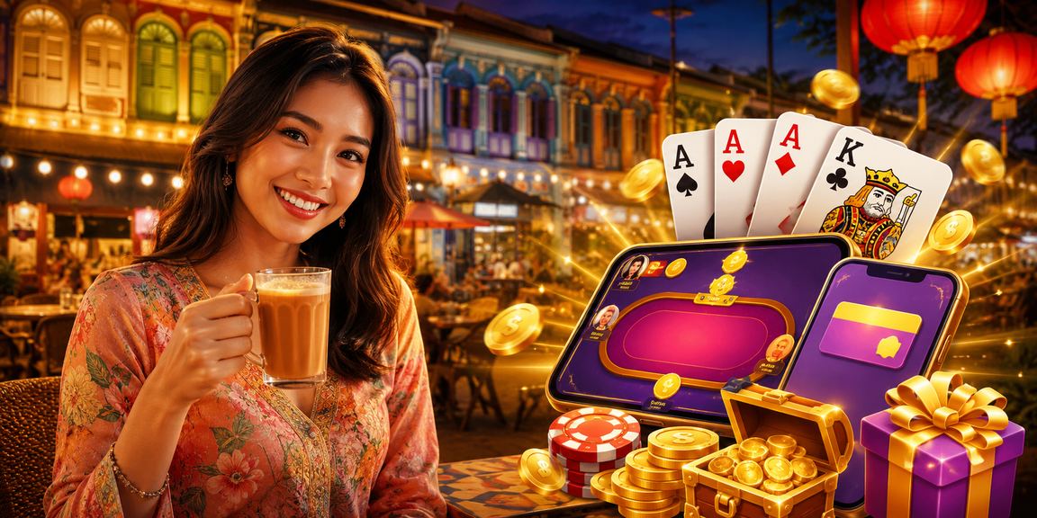 Pemain berpengalaman menikmati permainan kad di Penang bersama ss18